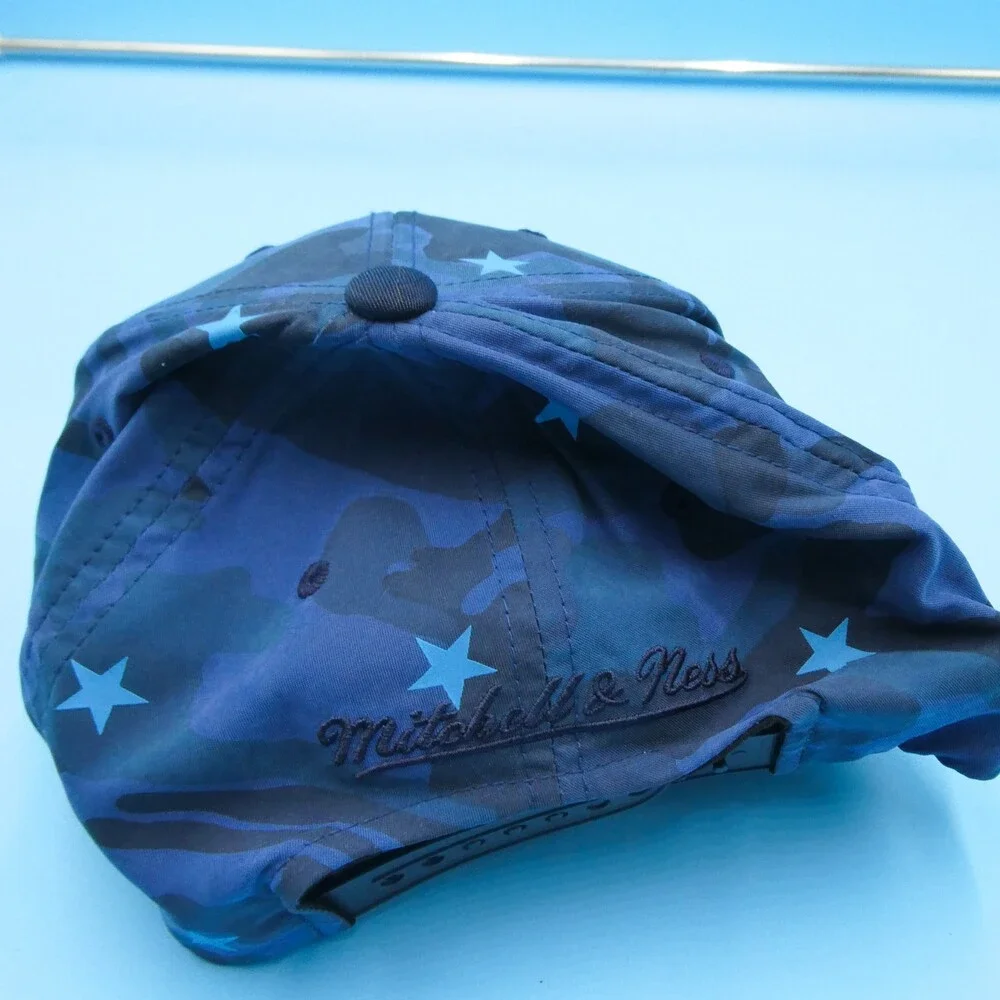 Mitchell & Ness OKC Thunder Hat Mens Snapback Y2K NBA Vintage Oklahoma Blue Camo
